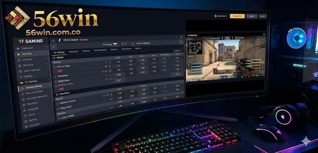 Tận hưởng công nghệ giải trí đỉnh cao đánh thức mọi giác quan với E-Sports 56WIN